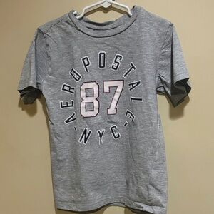 Kids Aeropostale Heather Gray NYC Tee size 8.